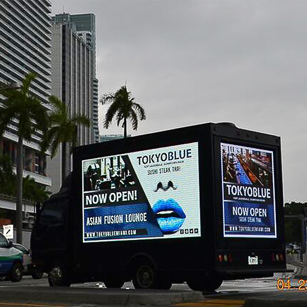 Classic case of truck LED display