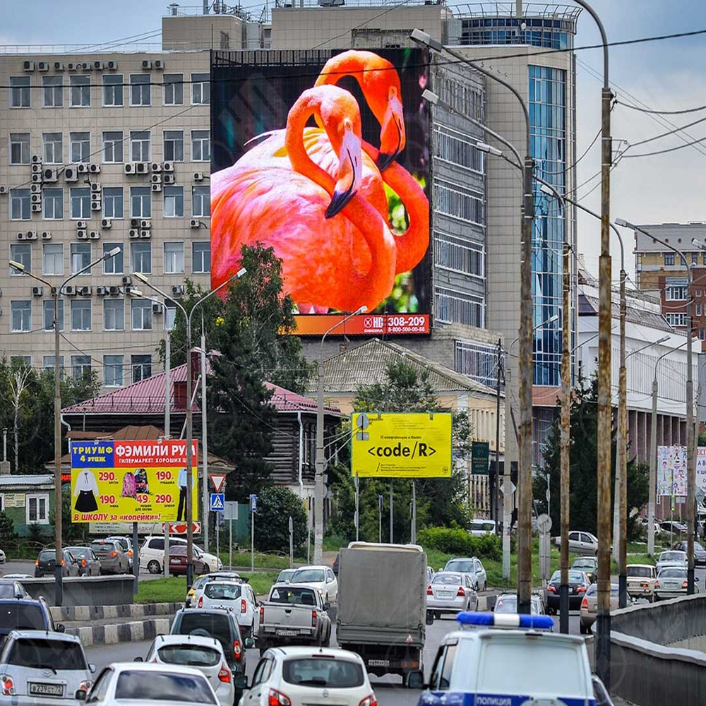 Sunrise P10 led display in Latvia