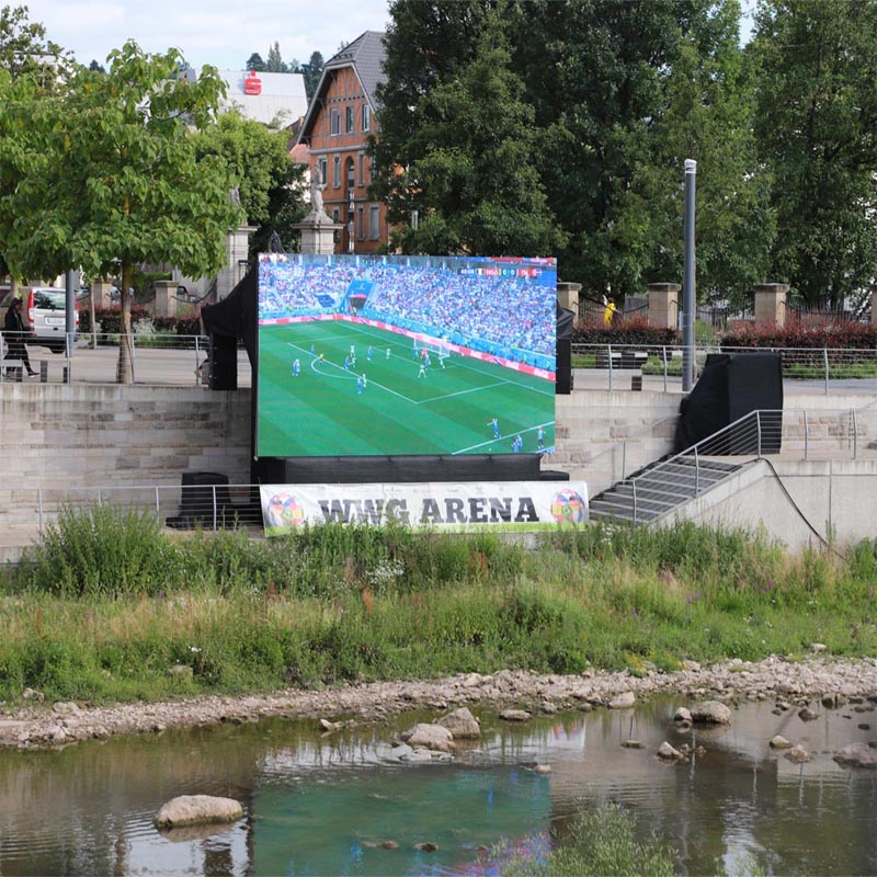 Sunrise P6 common cathode led display in Stuttgart, Germany