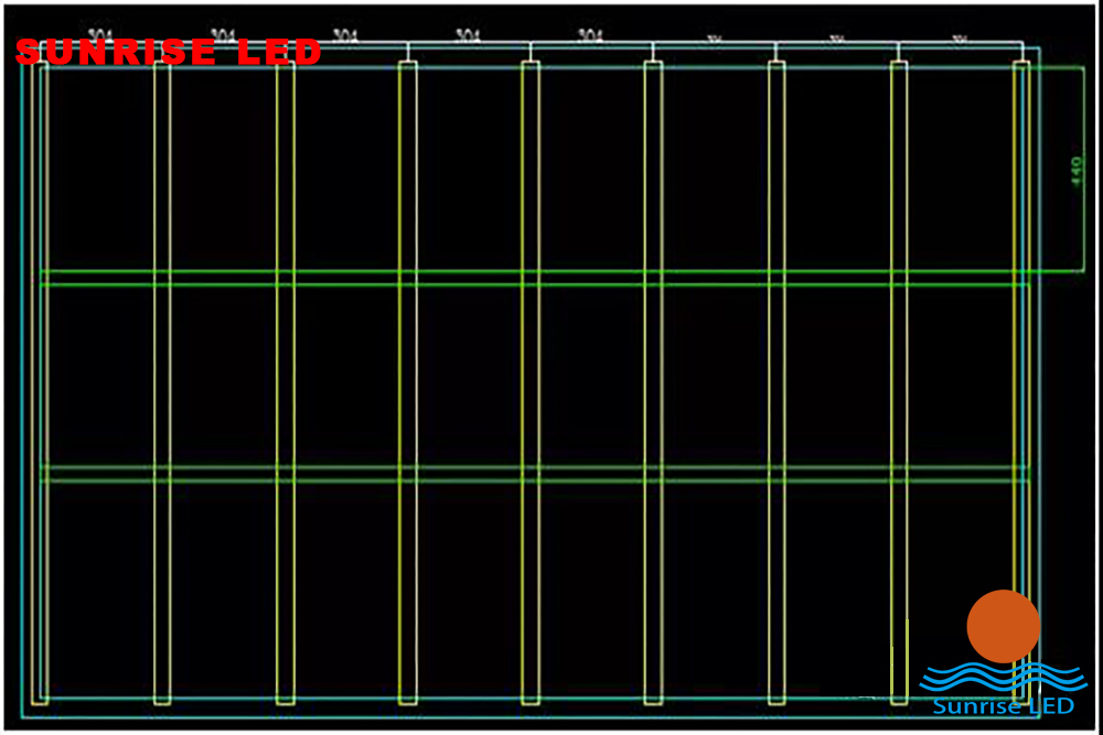 LED display installation