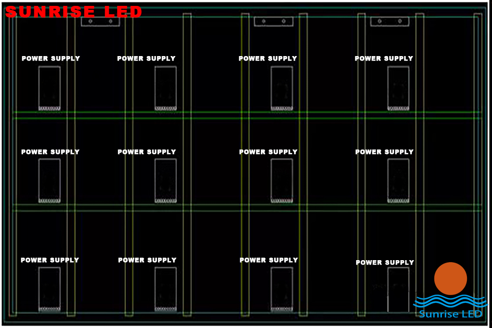 LED display installation