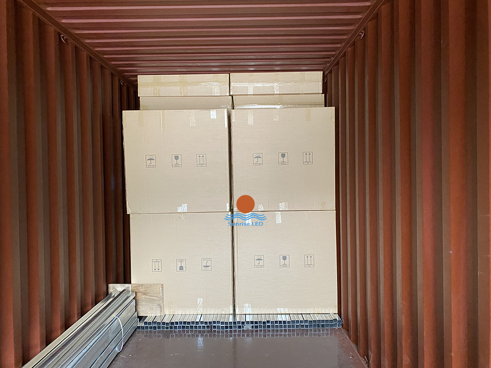 led mesh display shipment