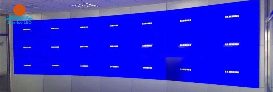 LED screen point-to-point display installation