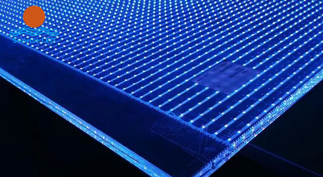 The main structure and luminous principle of LED photoelectric glass
