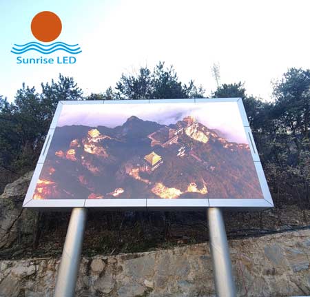 Outdoor LED display effective cooling method