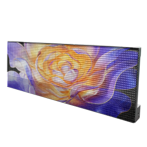 Full Color Wifi&4G Car Glass Window LED Transparent Display Board Taxi Rear Window LED Advertising Display Pane
