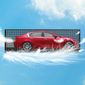 Full Color Wifi&4G Car Glass Window LED Transparent Display Board Taxi Rear Window LED Advertising Display Pane