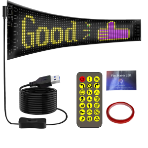 LED Screen Matrix Pixel Panel  Car Window Display Panel Programmable Flexible LED Scrolling Advertise Matrix Panel