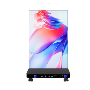 Foldable LED Commercial Advertising Display Double Sided Display Led  Portable Poster Led Screen for Exhibition