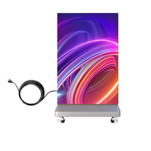Foldable LED Commercial Advertising Display Double Sided Display Led  Portable Poster Led Screen for Exhibition
