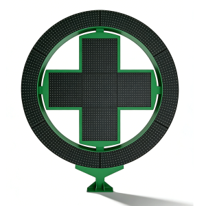 Outdoor Full Color Pharmacy Shop Fixed Installation Led Sign Message Display Outdoor LED Cross Pharmacy