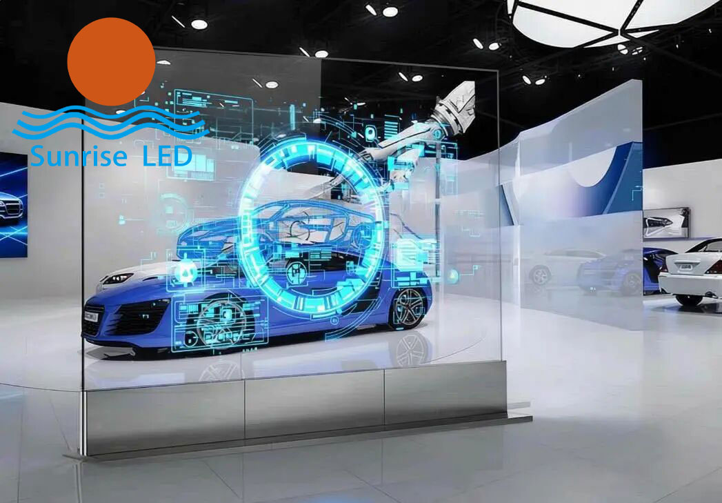 How is Double-Sided Front and Rear Display Achieved on LED Transparent Screens?