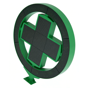 Outdoor Full Color Pharmacy Shop Fixed Installation Led Sign Message Display Outdoor LED Cross Pharmacy