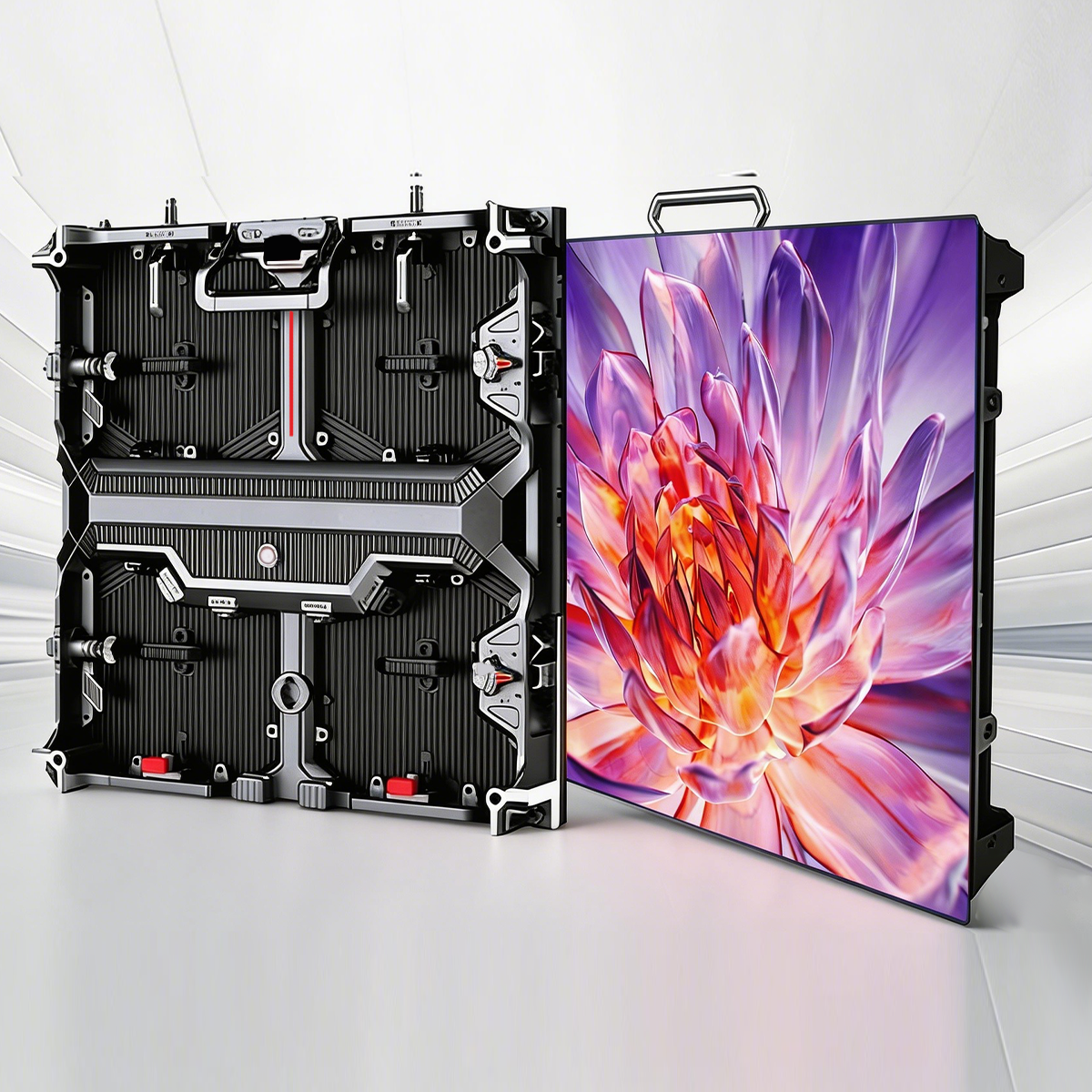 Outdoor and indoor event stage backdrop curtains, video walls, LED rental panels, digital LED displays