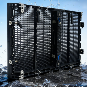 HD high gray-scale LED interactive transparent display, used as transparent video wall for glass windows and media advertising.