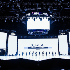 Outdoor and indoor event stage backdrop curtains, video walls, LED rental panels, digital LED displays