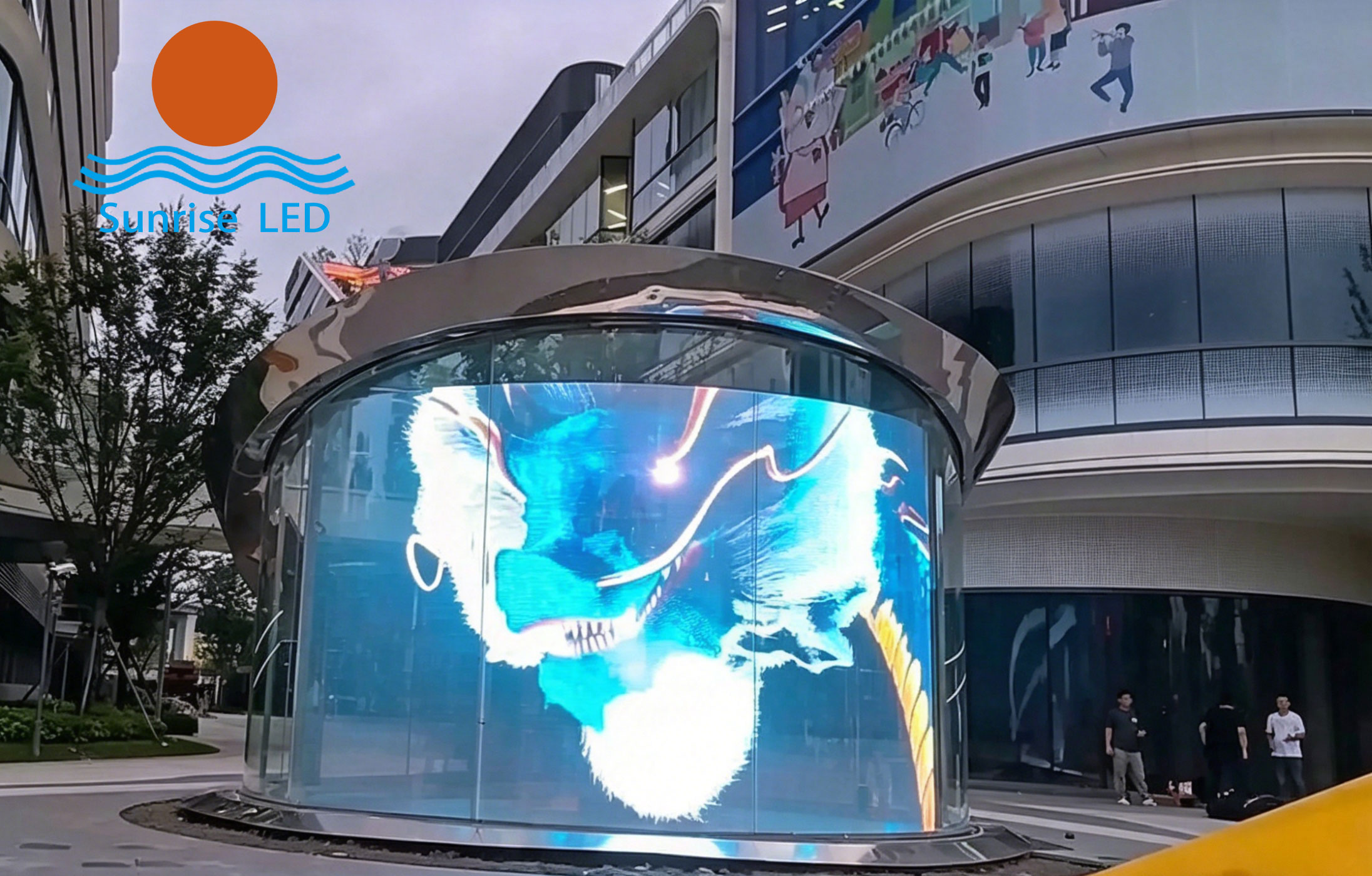 How is the LED Waterproof Film Screen for Outdoor Use?