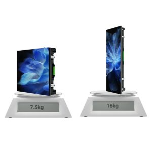 Stage LED display screen for concert stage rental and exhibition hall advertising.