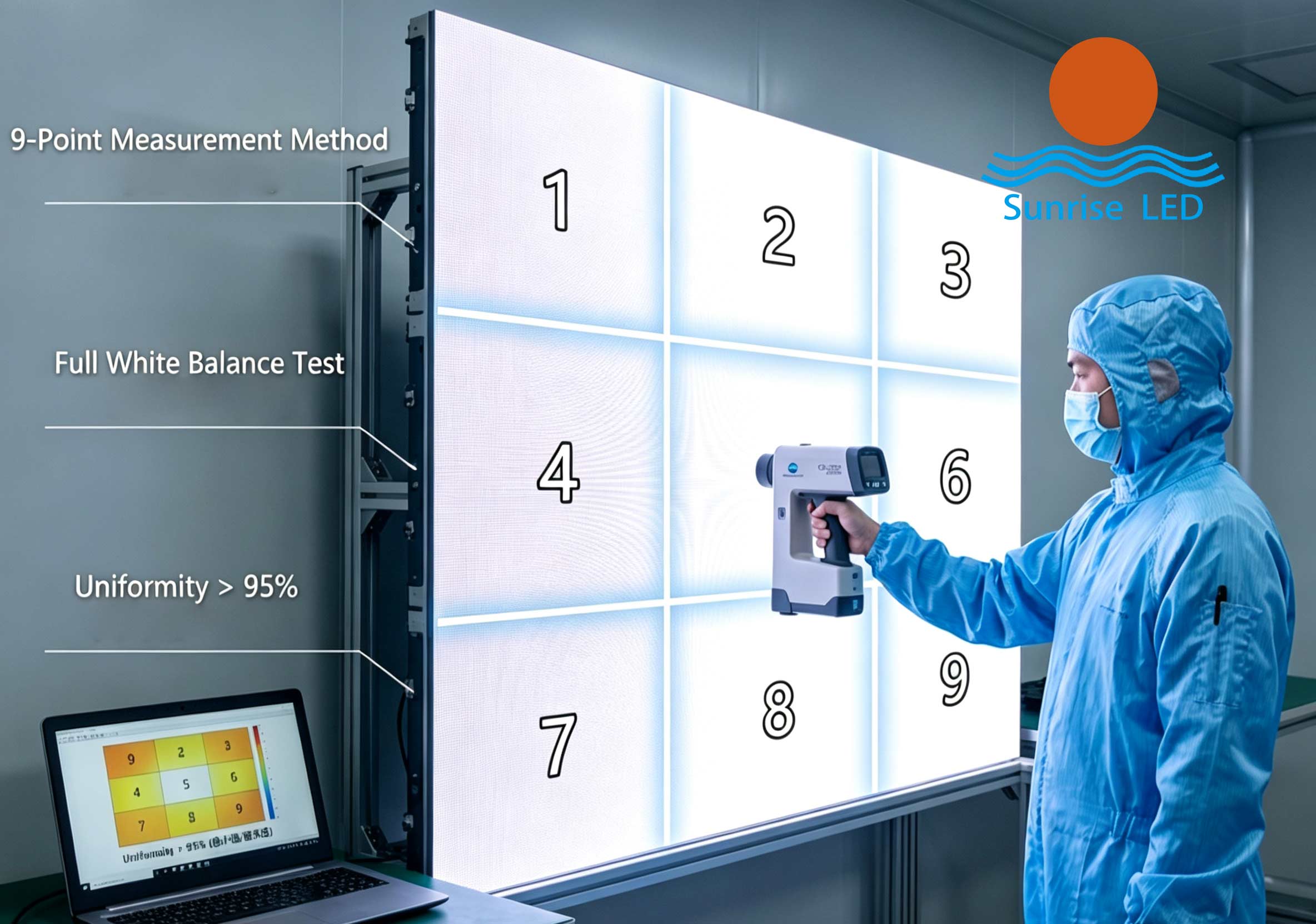 White‑Field Balance Is More Than White Balance — White‑Field Consistency Technology for Multi‑Cabinet LED Large‑Screen Splicing