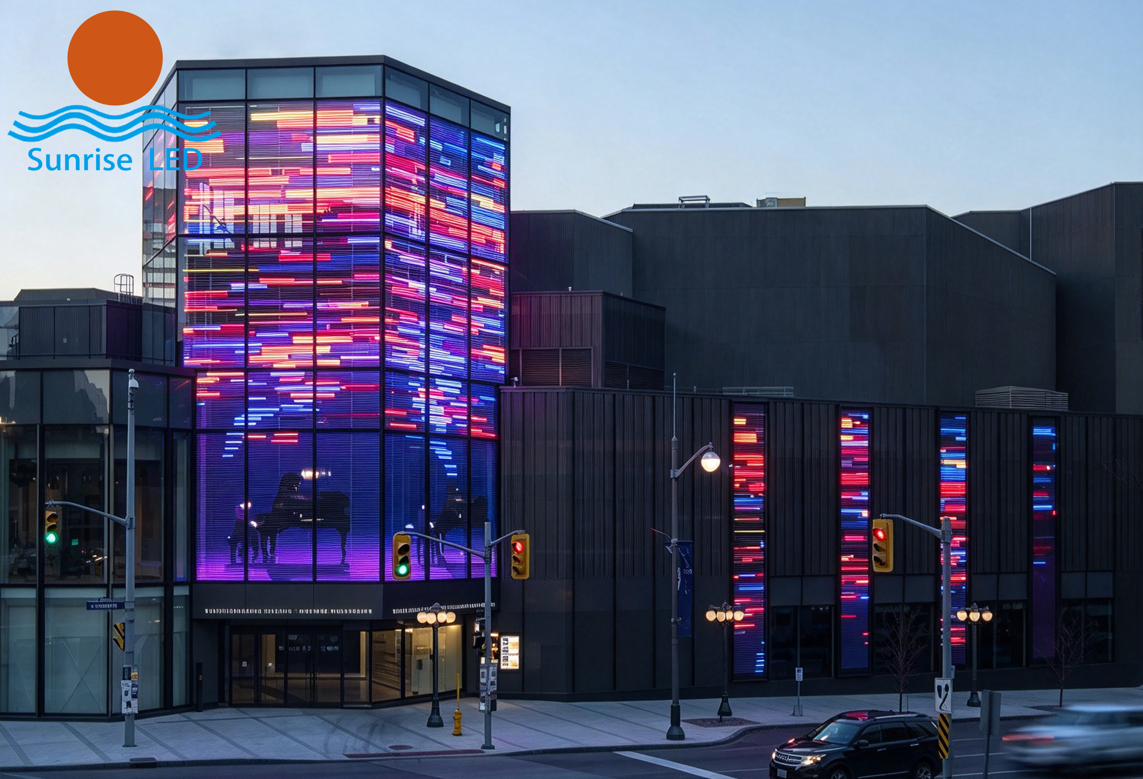 Can Urban Landscape Lighting Directly Rely on Transparent LED Displays?