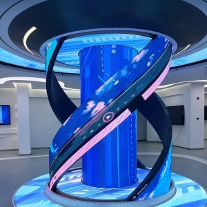 Hoogwaardig binnen LED-scherm met volle kleuren, 8K HD, flexibel, waterdicht, buigbaar, zacht LED-module scherm